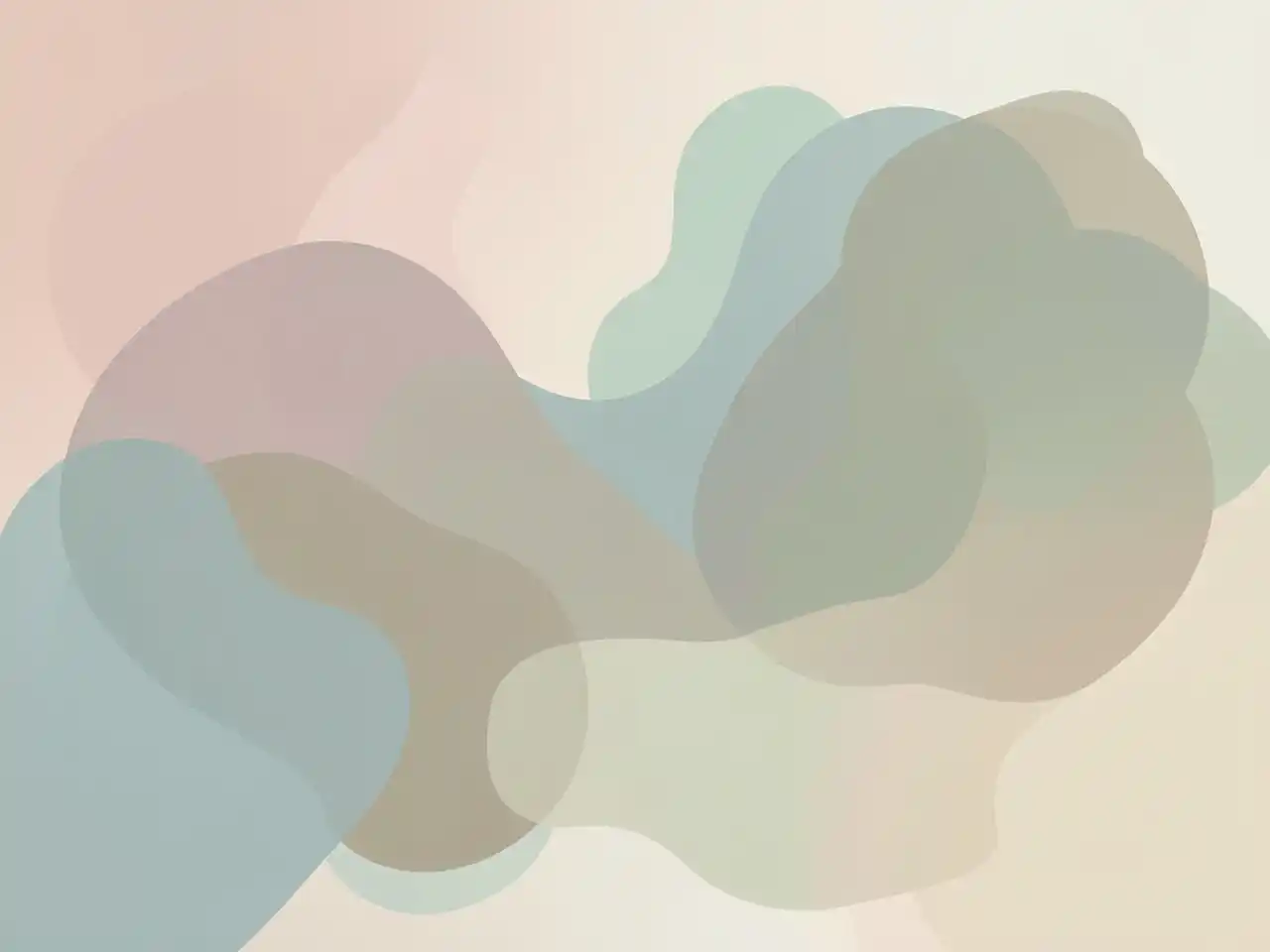 Soft overlapping forms representing the flow between two daily activity states